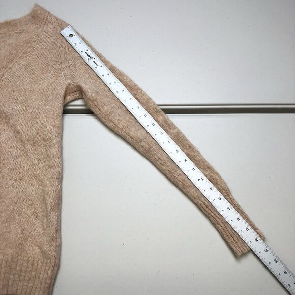 Pacas Womens Size Small Beige Alpaca Merino Wool Blend Cardigan Sweater - Picture 4 of 7